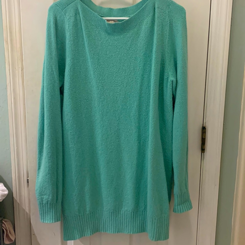 LOFT Tunic Sweater - Teal
